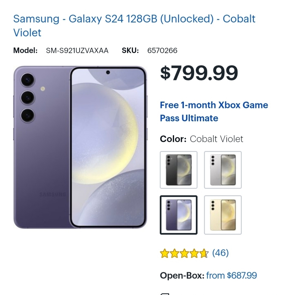 Samsung galaxy s24 unlocked 🔓